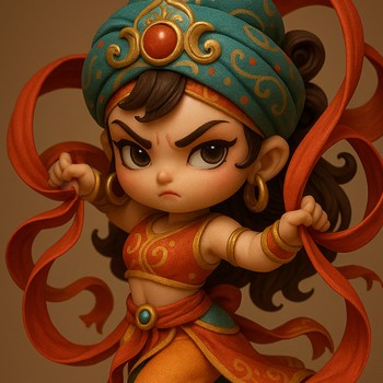 IP611-11｜胡旋·雪冤缎刃舞者